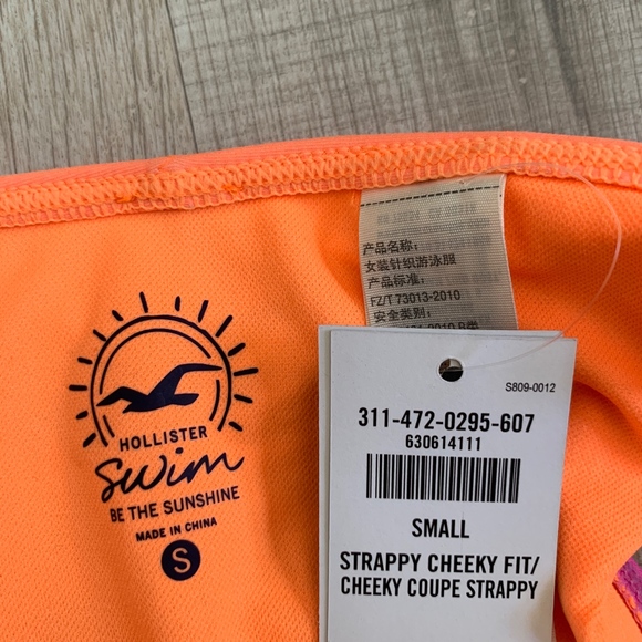 NWT Hollister Swim Strappy Cheeky Bottoms Size S - Picture 4 of 4